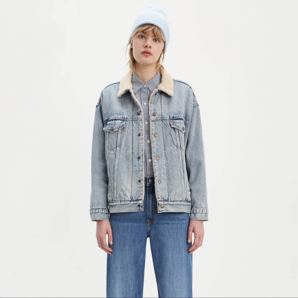 Levi’s Dad Sherpa Trucker Denim Jacket